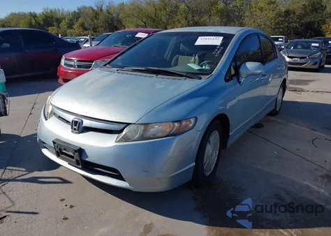 2006 Honda Civic Hybrid from USA, damaged, VIN JHMFA36256S004624